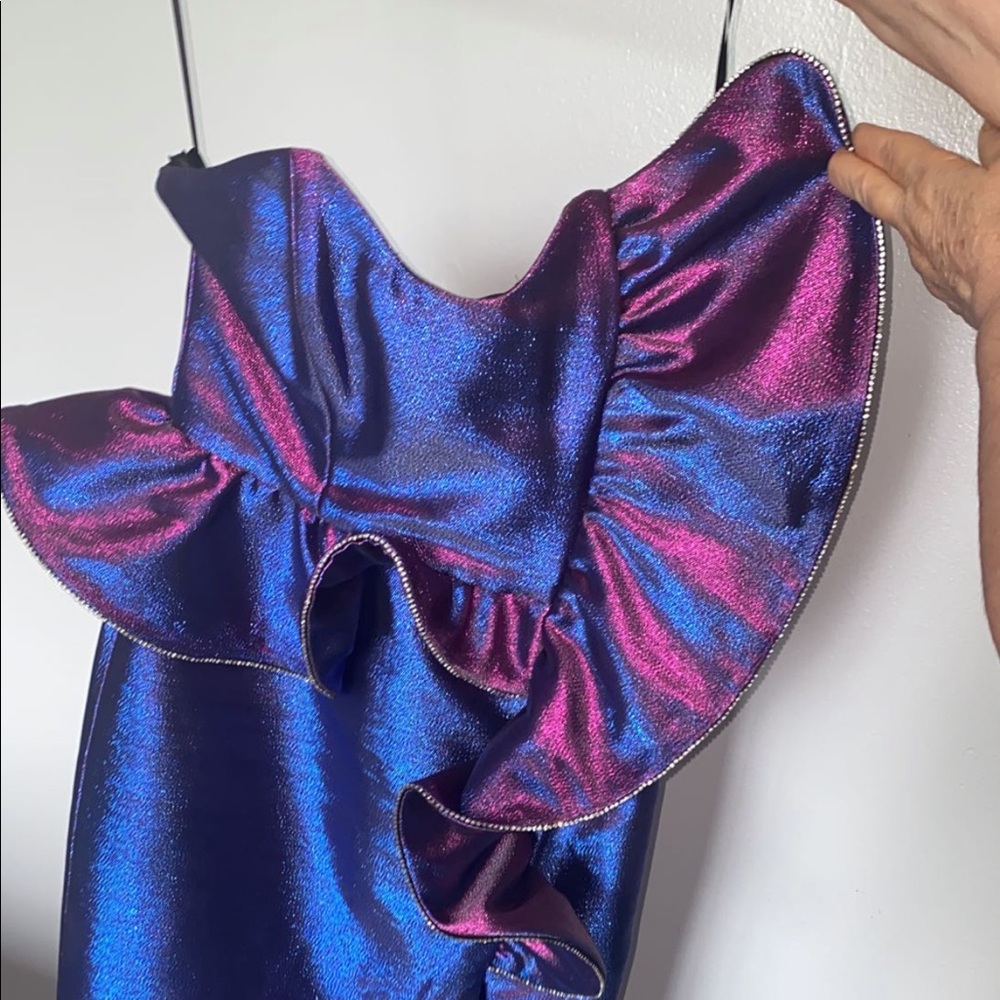 Short dress rhinestone